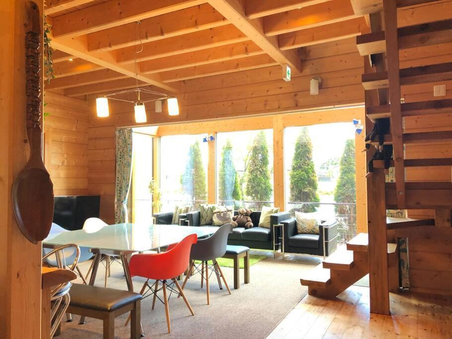 浅間山を眺めるフインランドログハウス Karuizawa Exterior foto