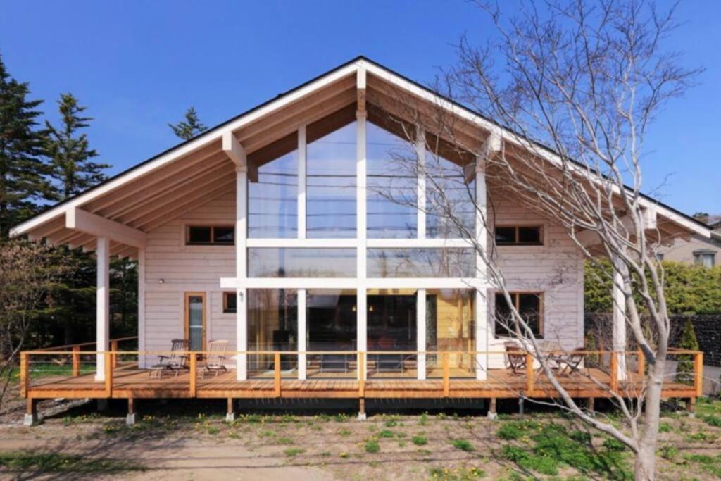 浅間山を眺めるフインランドログハウス Karuizawa Exterior foto